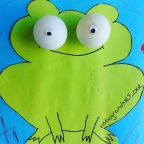 Frog craft idea for kids | Crafts and Worksheets for Preschool,Toddler