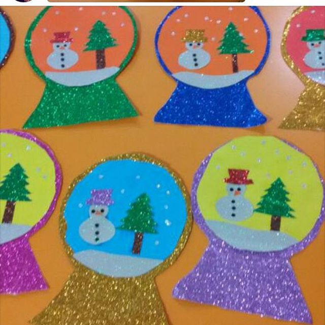 Snow globe craft idea for kids | Crafts and Worksheets for Preschool
