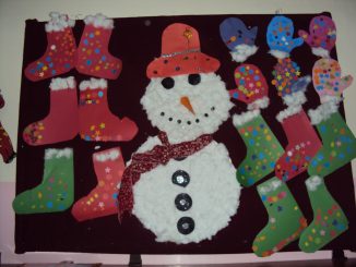 Snowman bulletin board idea for kids | Crafts and Worksheets for