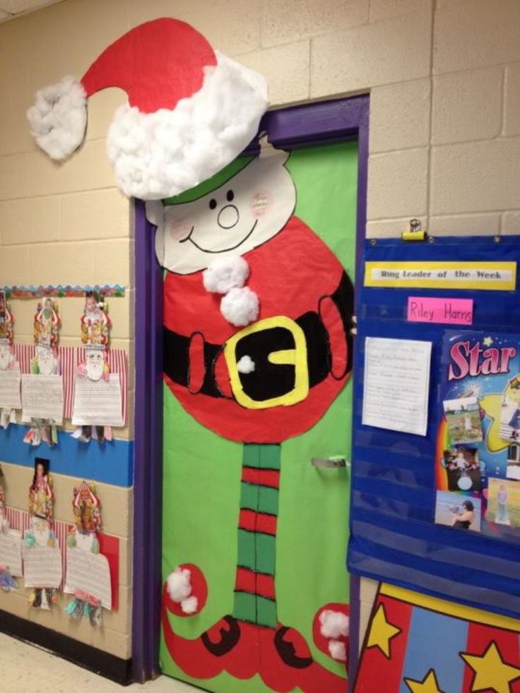 Preschool christmas door store decorations