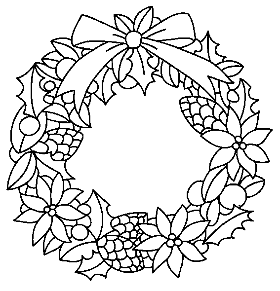 wreath-coloring-coloring-pages