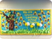 Bee bulletin board idea for kids | Crafts and Worksheets for Preschool ...