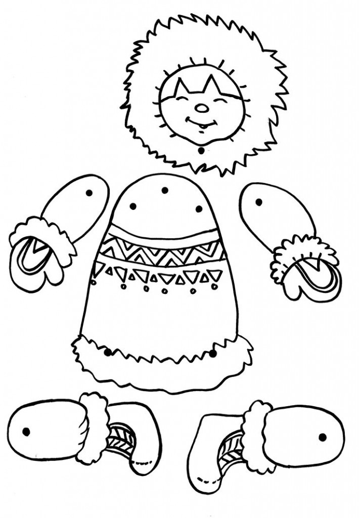 Eskimo craft idea for kids Crafts and Worksheets for Preschool