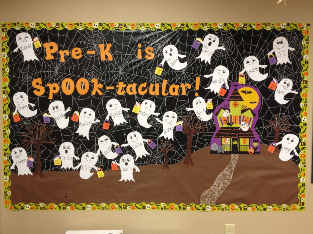 Halloween bulletin board idea | Crafts and Worksheets for Preschool ...