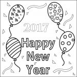 Happy new year coloring page | Crafts and Worksheets for Preschool ...