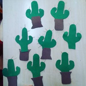 Cactus craft idea for kids | Crafts and Worksheets for Preschool